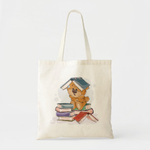 Bolso De Tela Libros de lectura de oso de Personalizado lindo