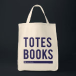 Bolso De Tela Libros de totes<br><div class="desc">Este tote de "Libros de Totes" en realidad tote libros. Nos encanta un buen juego de palabras.</div>