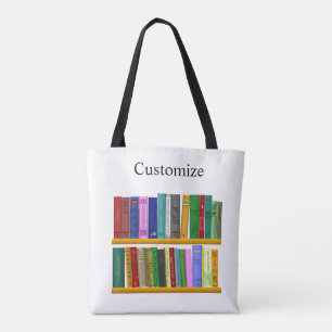 Bolso De Tela Libros en estantes Thunder_Cove