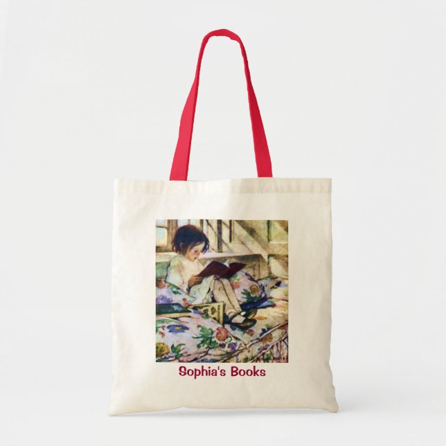 Bolso De Tela Libros ilustrados en invierno de Jessie Willcox (Frente)