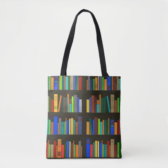 Bolso De Tela Libros Librerías Tote Bag (Anverso)
