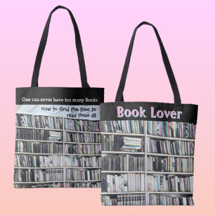 Bolso De Tela Libros Pastel en estanterías de librerías Moda Neg