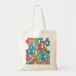 Bolso De Tela Libros y Café Lover