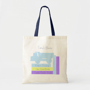 Bolso De Tela Libros y camiones para niños
