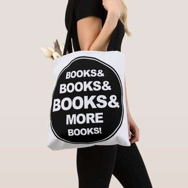 Bolso De Tela Libros y libros (Detalle)