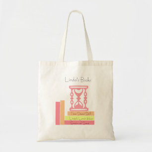 Bolso De Tela Libros y un Chica Hourglass