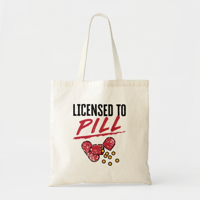 Bolso De Tela Licencia para graduar en farmacia (Frente)