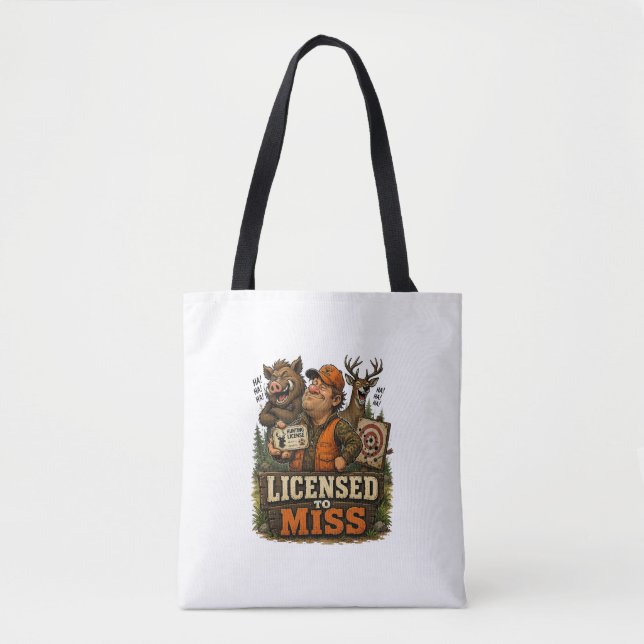 Bolso De Tela Licensed To Miss (Anverso)