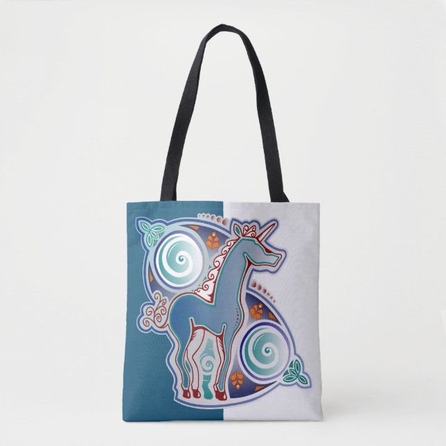 Bolso De Tela Licorne celtique (Anverso)