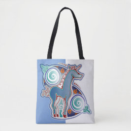 Bolso De Tela Licorne celtique