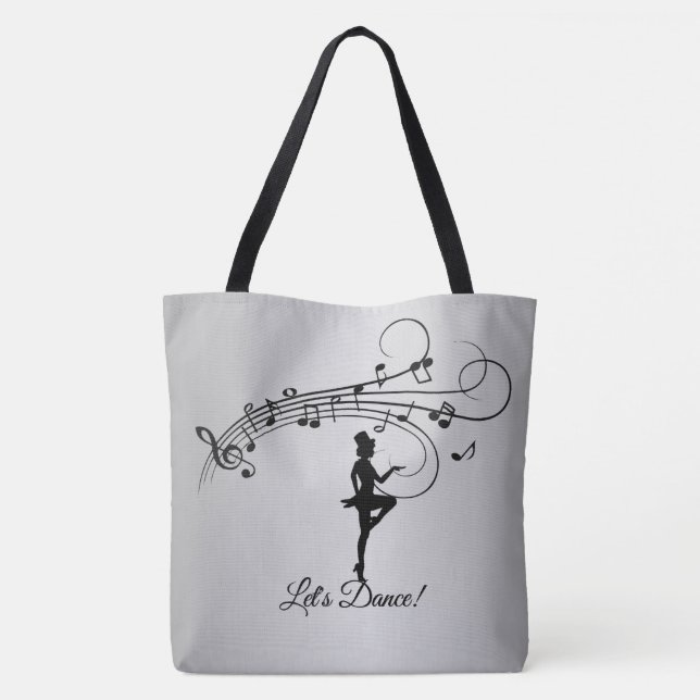 Bolso De Tela Líder de baile de tap (Reverso)