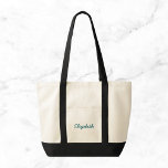 Bolso De Tela Lienzo de nombres personalizado<br><div class="desc">Lleva tus pertenencias con estilo con este bolso de tela de nombre personalizado. Diseñado tanto para su durabilidad como para su encanto, es lo suficientemente espacioso como para albergar sus necesidades diarias, ya sea que se dirija a la oficina, al gimnasio o al mercado de agricultores. Personalizar con cualquier nombre,...</div>