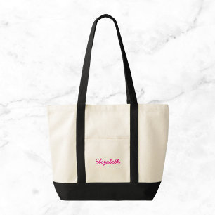 Bolso De Tela Lienzo de nombres personalizado