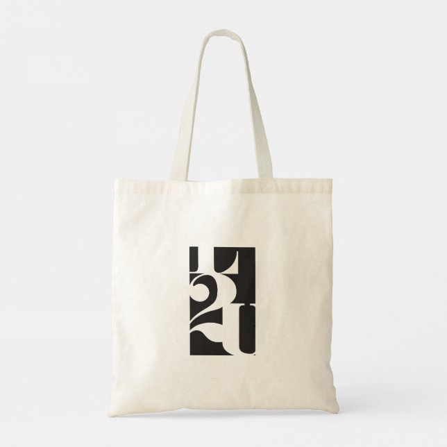 Bolso De Tela Lienzo de TOTE L2U 2 (Reverso)