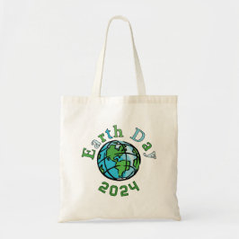 Bolso De Tela Lienzo del Día de la Tierra 2024