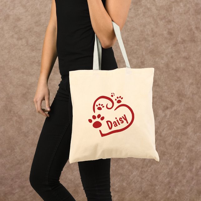 Bolso De Tela Lienzo personalizado de impresión de tonos rojos y (Subido por el creador)