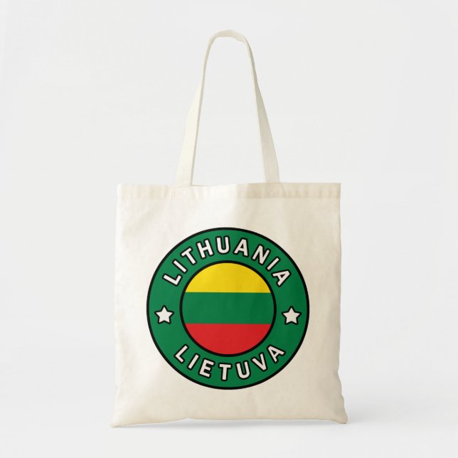 Bolso De Tela Lietuva (Frente)