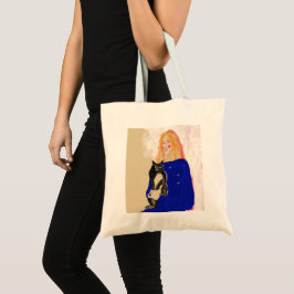BOLSO DE TELA LIFE IS BETTER WITH CATS 