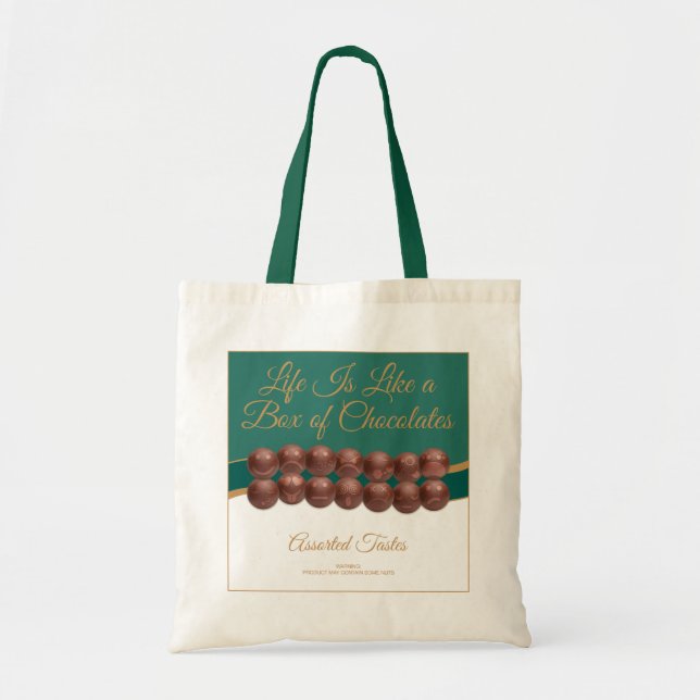 Bolso De Tela Life Is Like a Box of Chocolates (Frente)