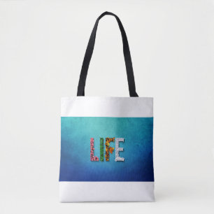 Bolso De Tela Life Tote Bag Woman Blue Sky Water Fruit Food Snow