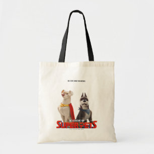 Bolso De Tela Liga DC de Super Mascotas Arte Teatral