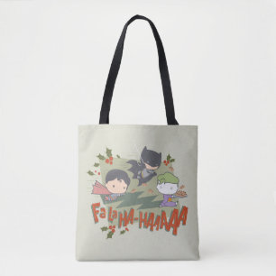 Bolso De Tela Liga de Justicia Chibi Holiday Cookie Chase