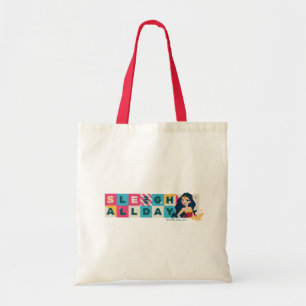 Bolso De Tela Liga de Justicia Mujer Maravilla "Sleigh All Day"