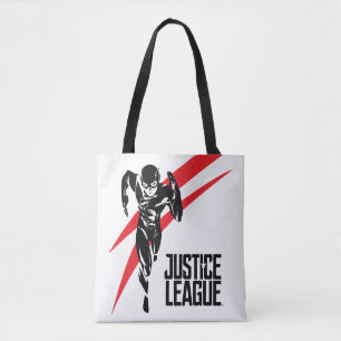 Bolso De Tela Liga de la Justicia Arte pop Flash Running Noir