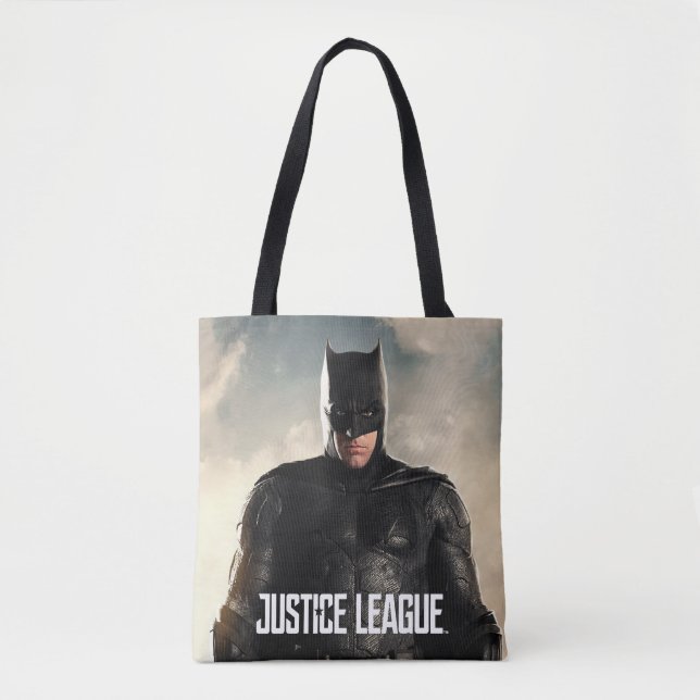 Bolso De Tela Liga de la Justicia | Batman En Battlefield (Anverso)