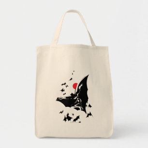 Bolso De Tela Liga de la Justicia   Batman en la nube de arte po