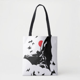 Bolso De Tela Liga de la Justicia Batman en la nube de arte pop