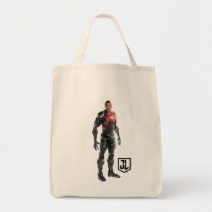 Bolso De Tela Liga de la Justicia Ciborg En Battlefield