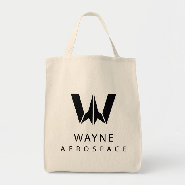 Bolso De Tela Liga de la Justicia | Logo de Wayne Aerospace (Frente)