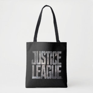 Bolso De Tela Liga de la Justicia Logo metálico de la Liga de l