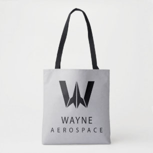 Bolso De Tela Liga de la Justicia Logotipo aeroespacial Wayne