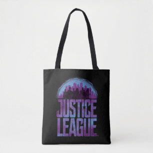 Bolso De Tela Liga de la Justicia Silhouette City de la Liga de