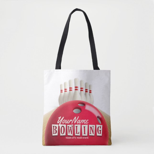 Bolso De Tela Liga Retro de Bolas Personalizadas Lanes Lanes (Anverso)