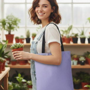 Bolso De Tela Light Purple Women's Bag, Trendy and Elegant