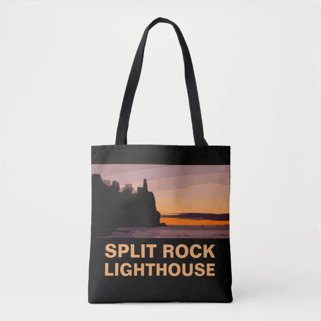 BOLSO DE TELA LIGHTHOUSE DE ROCK SPLIT (Anverso)