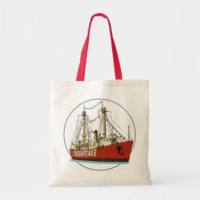 Bolso De Tela Lightship Chesapeake (Frente)