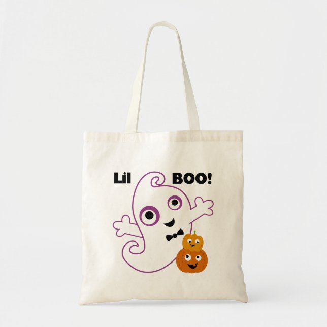 Bolso De Tela Lil BOO Halloween (Frente)