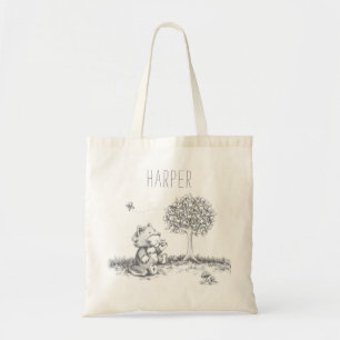 Bolso De Tela Lil Wolf Summer Tote Bag
