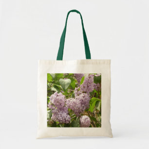 Bolso De Tela Lilac Bush hermosas flores de primavera morada