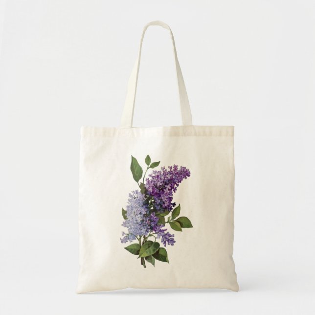 Bolso De Tela Lilacs frescos - País francés (Frente)