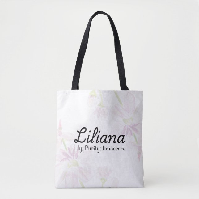 Bolso De Tela Liliana Tote Bag (Anverso)