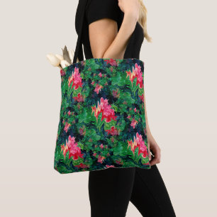 Bolso De Tela Lilies de agua.....
