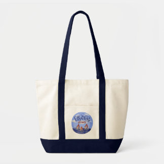 Bolso De Tela Lilly en el Tote Deluxe con el logotipo de la ciud