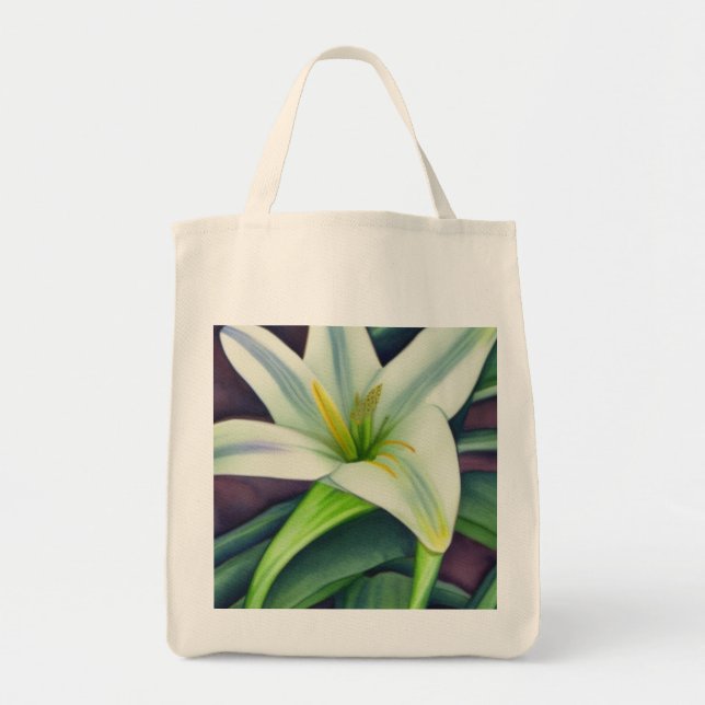 Bolso De Tela Lily de Pascua (Frente)