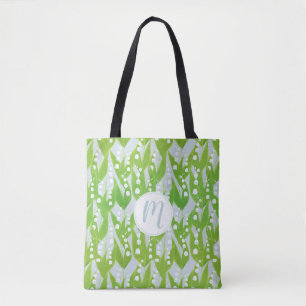 Bolso De Tela Lily del Patrón Floral del Valle