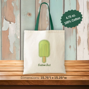 Bolso De Tela Lime Ice Cream Stick